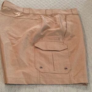Bimini Bay Outfitters Khaki Performance Shorts. C